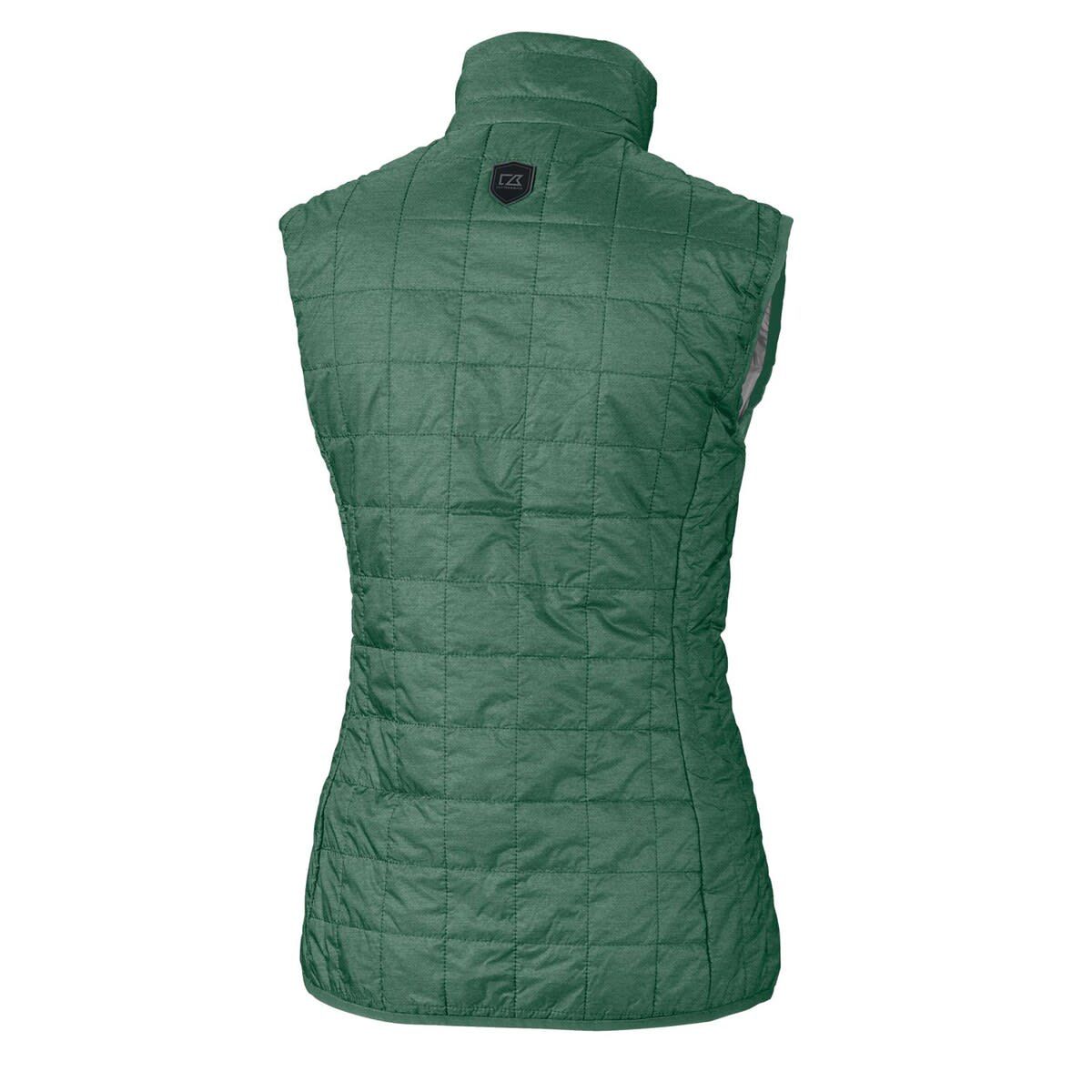 Tulane Green Wave NCAA Tulane Wave Vault Rainier PrimaLoft Eco Full-Zip Puffer Vest