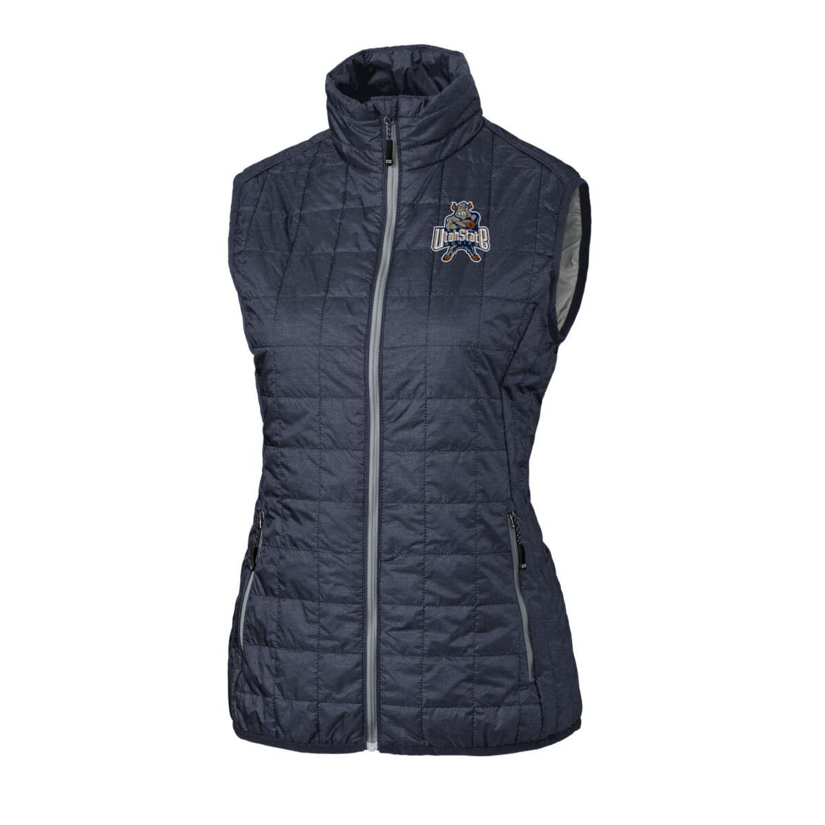 NCAA Utah State Aggies Vault Rainier PrimaLoft Eco Full-Zip Puffer Vest