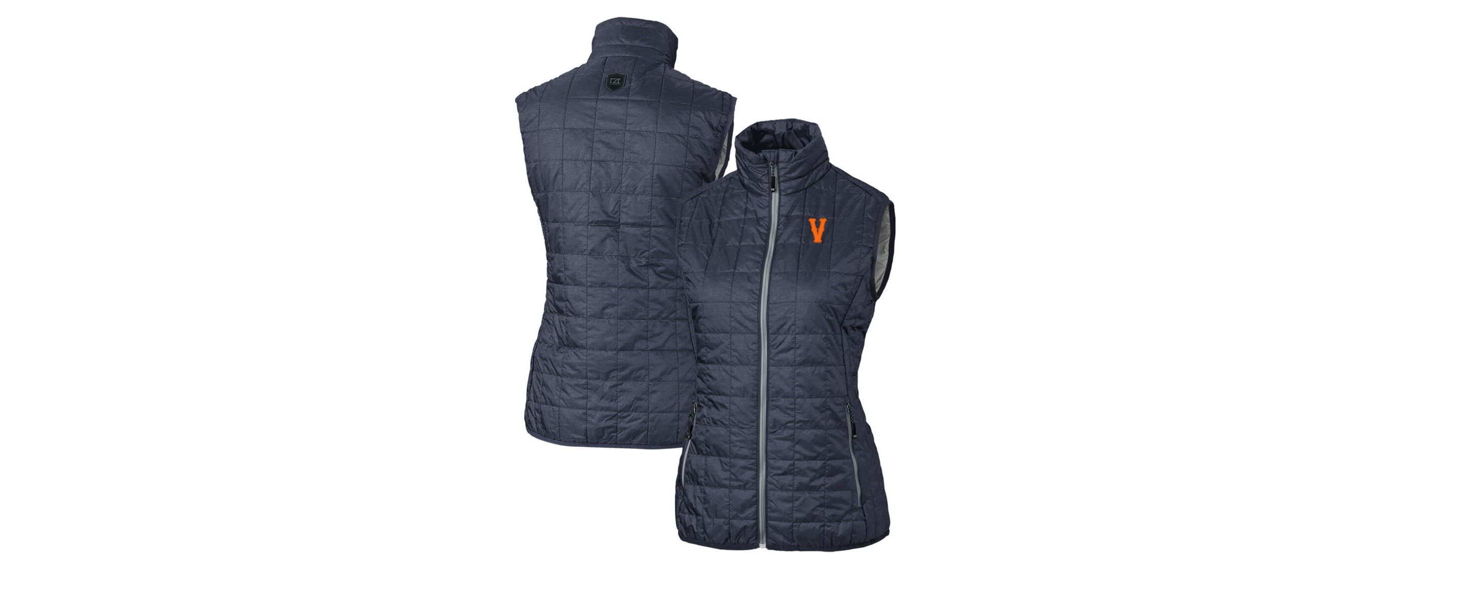 NCAA Virginia Cavaliers Vintage Vault Rainier PrimaLoft Eco Full-Zip Puffer Vest