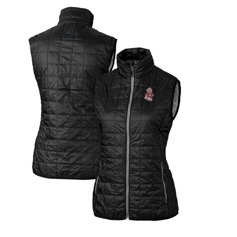 NCAA Washington State Cougars Vault Rainier PrimaLoft Eco Full-Zip Puffer Vest