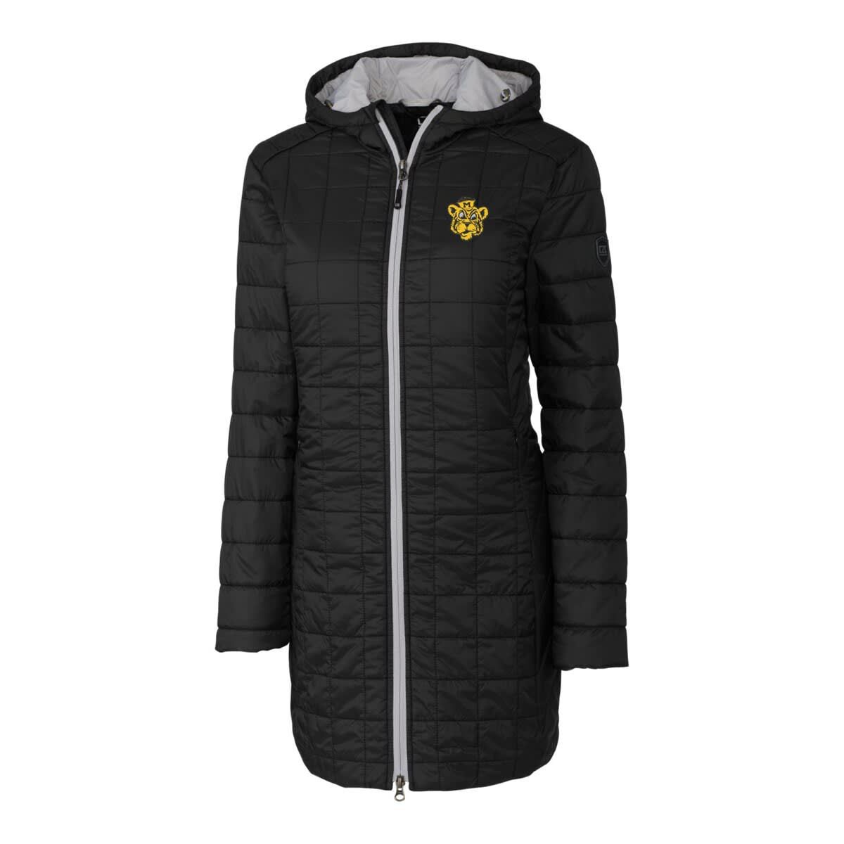 NCAA Missouri Tigers Vault Rainier Primaloft Eco Hooded Long Coat