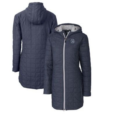 NCAA Heather Penn State Nittany Lions Vault Rainier Primaloft Eco Hooded Long Coat