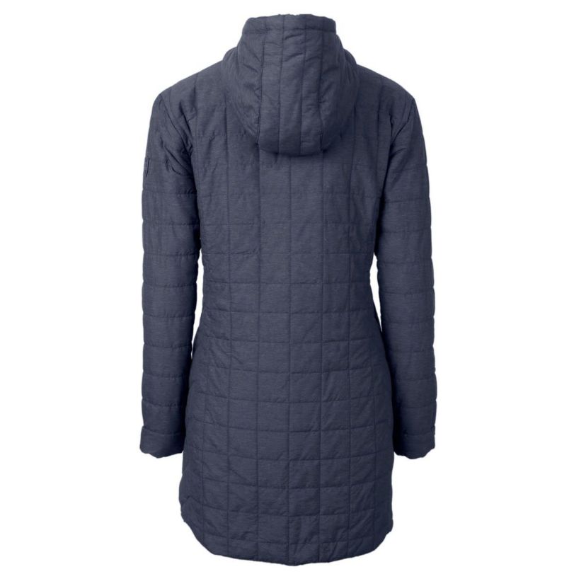 NCAA Heather Virginia Cavaliers Vintage Vault Rainier Primaloft Eco Hooded Long Coat
