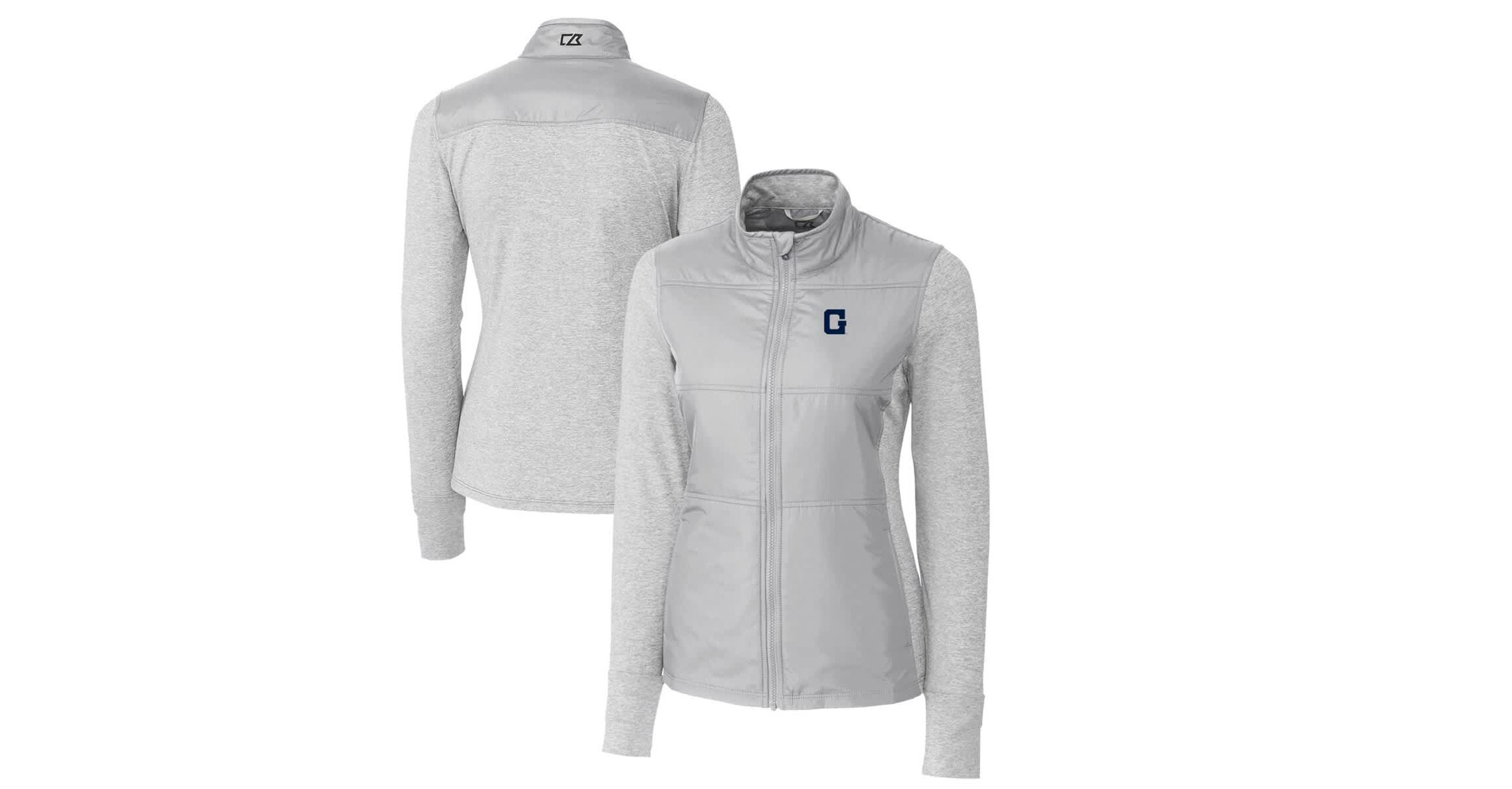 NCAA Georgetown Hoyas Vault Stealth Hybrid Quilted Full-Zip Jacket