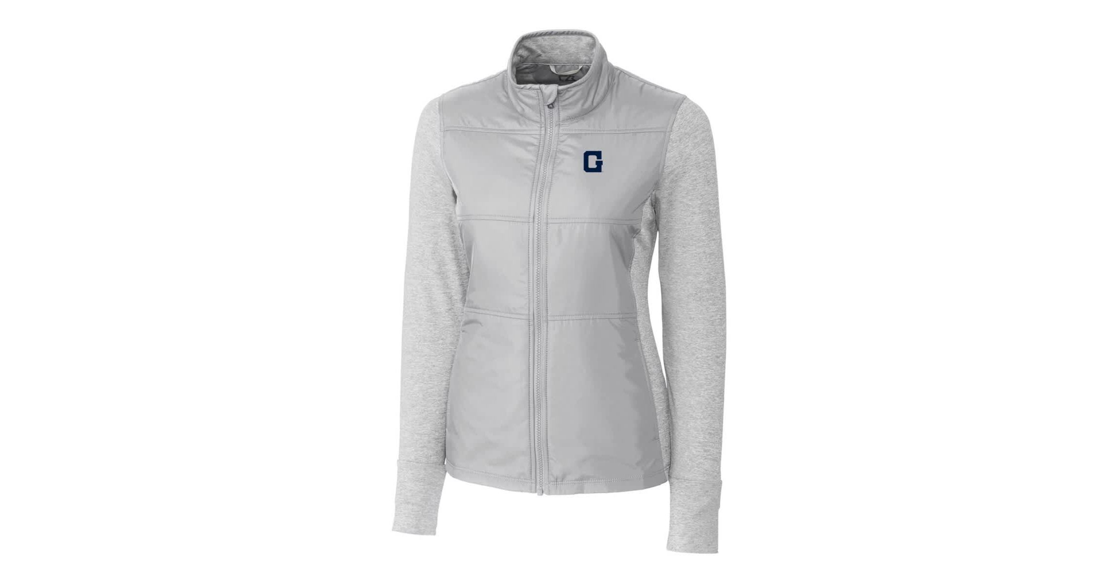 NCAA Georgetown Hoyas Vault Stealth Hybrid Quilted Full-Zip Jacket