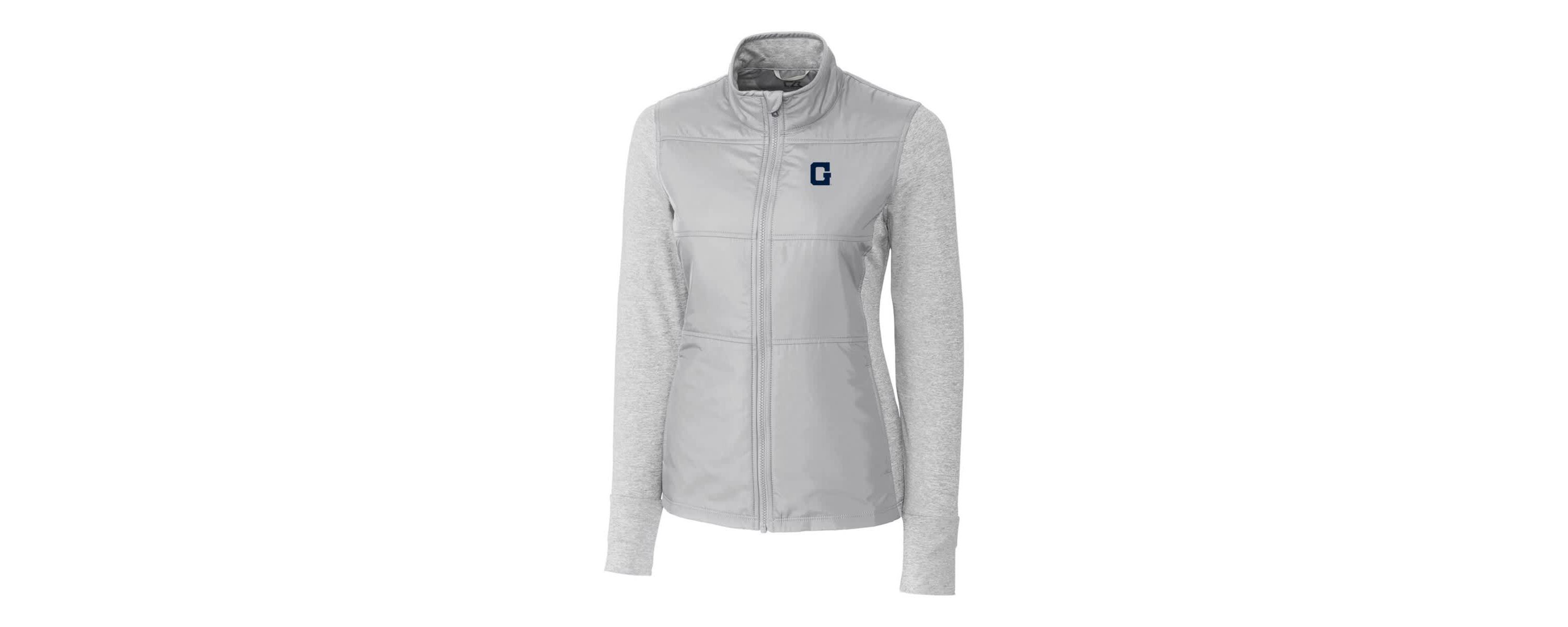 NCAA Georgetown Hoyas Vault Stealth Hybrid Quilted Full-Zip Jacket