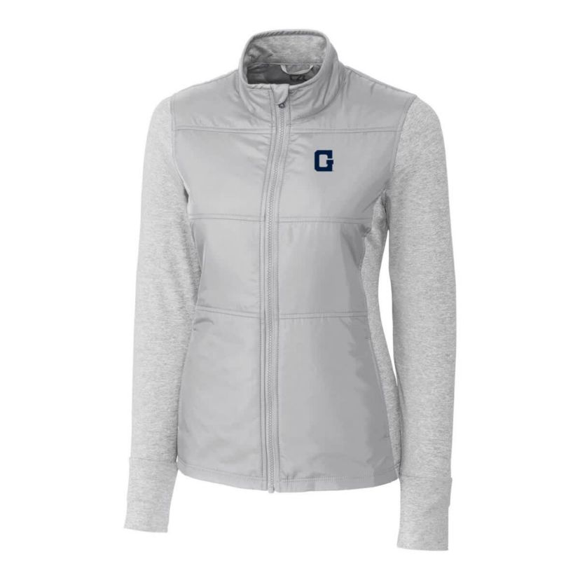 NCAA Georgetown Hoyas Vault Stealth Hybrid Quilted Full-Zip Jacket