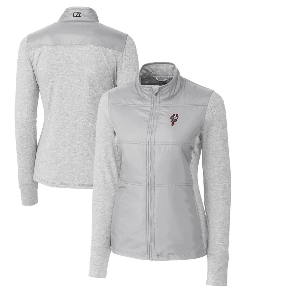 NCAA Ohio State Buckeyes Vault Stealth Hybrid Quilted Full-Zip Jacket