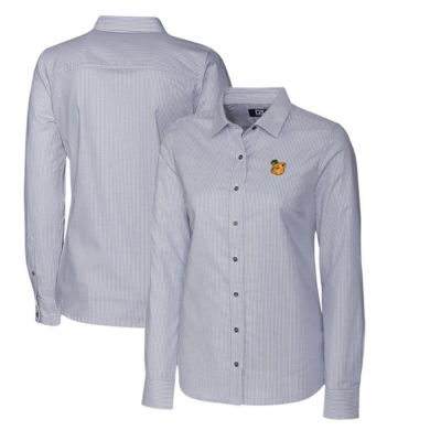 NCAA Baylor Bears Oxford Stripe Stretch Long Sleeve Button-Up Shirt