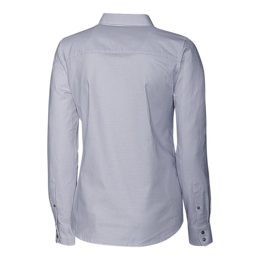 NCAA Florida State Seminoles Oxford Stripe Stretch Long Sleeve Button-Up Shirt