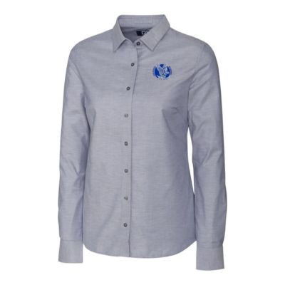 NCAA Air Force Falcons Oxford Stretch Long Sleeve Button-Up Shirt