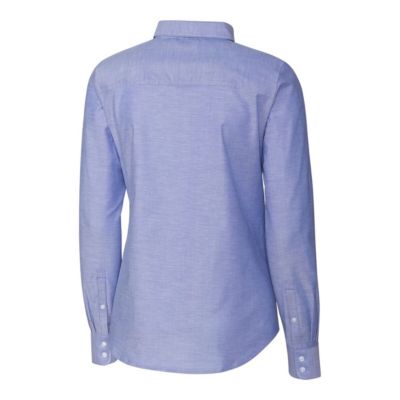 NCAA Powder Illinois Fighting Illini Oxford Stretch Long Sleeve Button-Up Shirt