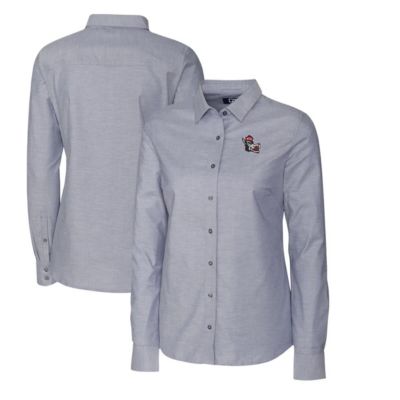 NCAA NC State Wolfpack Oxford Stretch Long Sleeve Button-Up Shirt