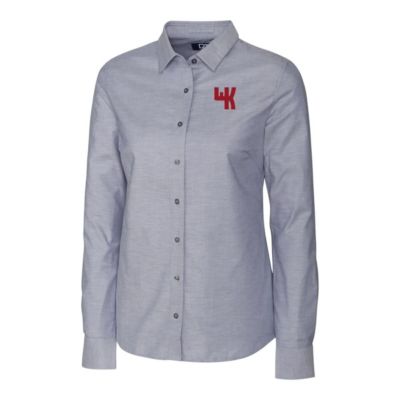 NCAA Western Kentucky Hilltoppers Oxford Stretch Long Sleeve Button-Up Shirt