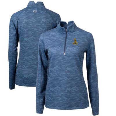 NCAA Northern Arizona Lumberjacks Traverse Print Stretch Quarter-Zip Pullover Top