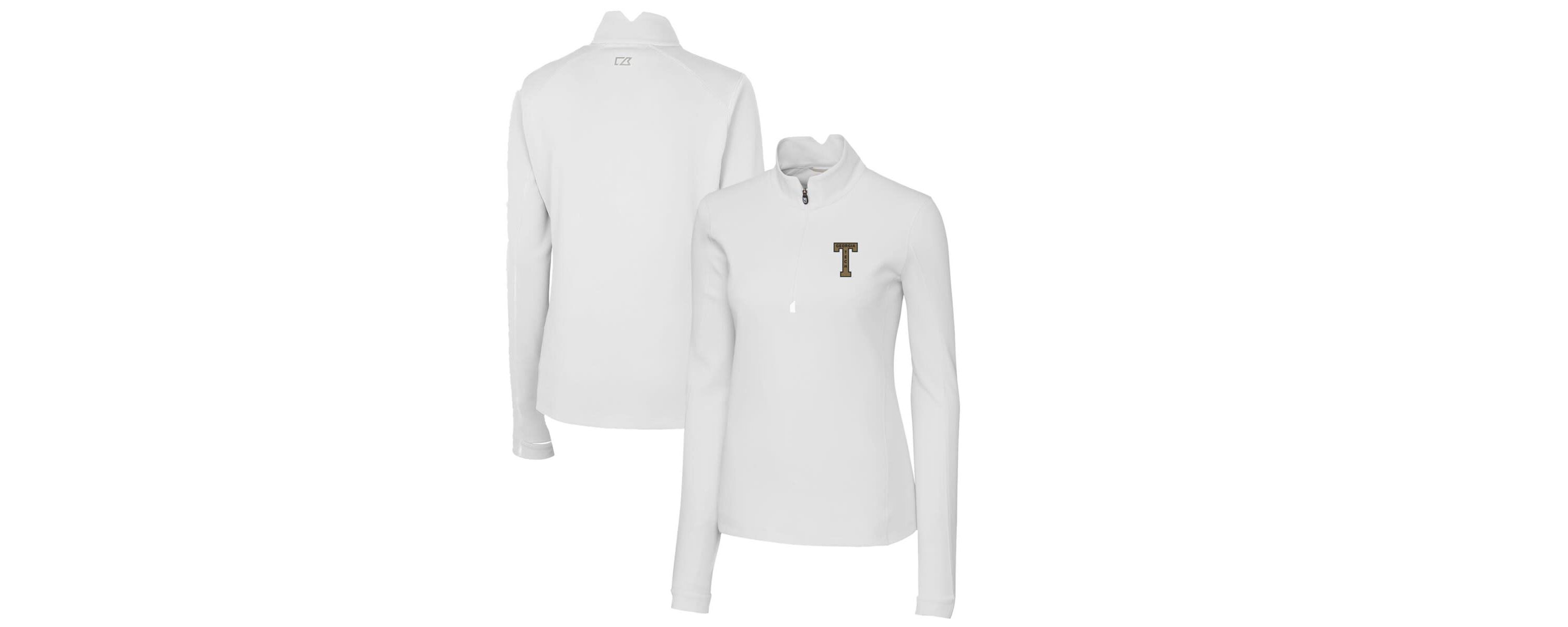 Georgia Tech Yellow Jackets NCAA Georgia Tech Jackets Traverse Stretch Quarter-Zip Pullover Top