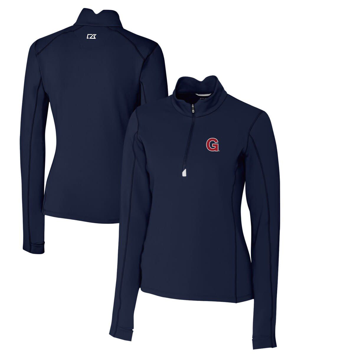 Gonzaga University Bulldogs NCAA Gonzaga Bulldogs Traverse Stretch Quarter-Zip Pullover Top
