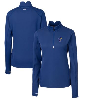 NCAA Kansas Jayhawks Traverse Stretch Quarter-Zip Pullover Top