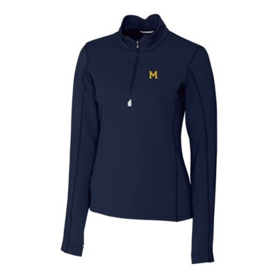 NCAA Michigan Wolverines Traverse Stretch Quarter-Zip Pullover Top