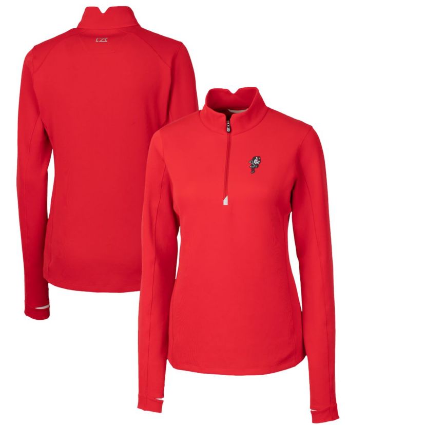 NCAA Ohio State Buckeyes Traverse Stretch Quarter-Zip Pullover Top