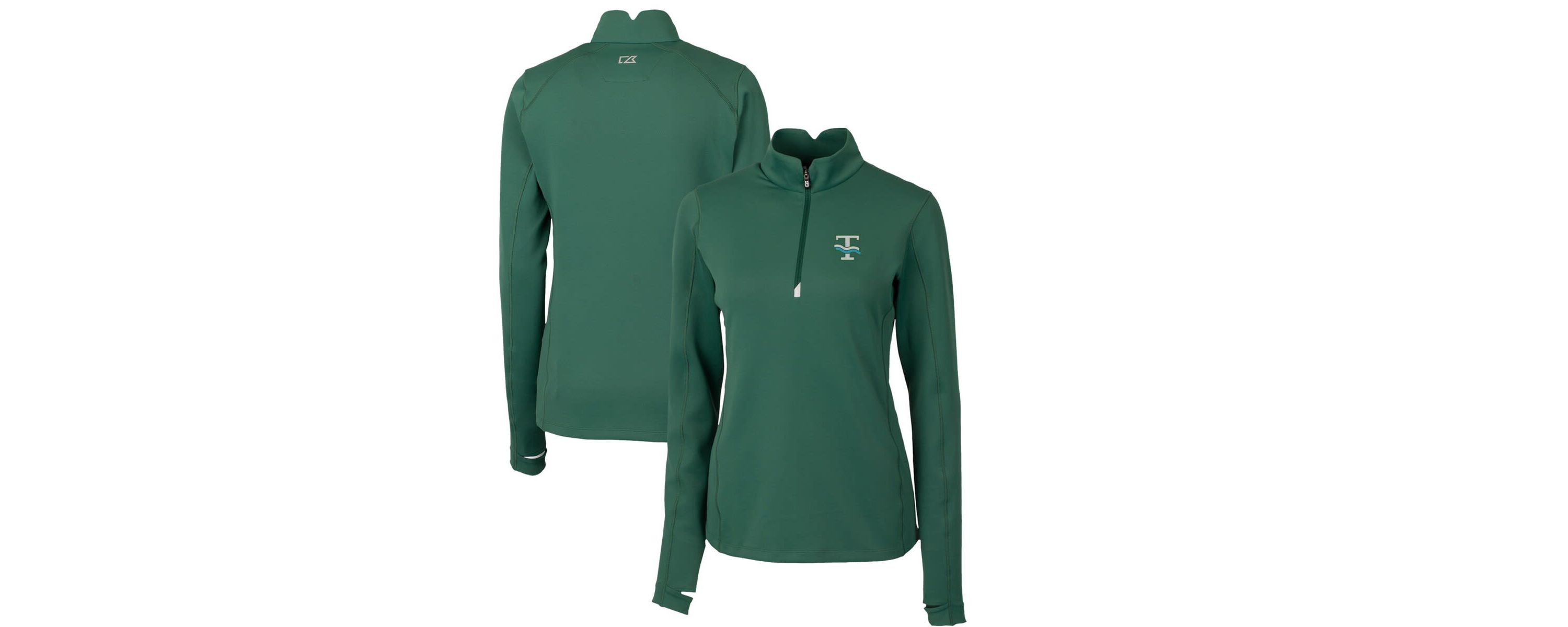 Tulane Green Wave NCAA Tulane Wave Traverse Stretch Quarter-Zip Pullover Top