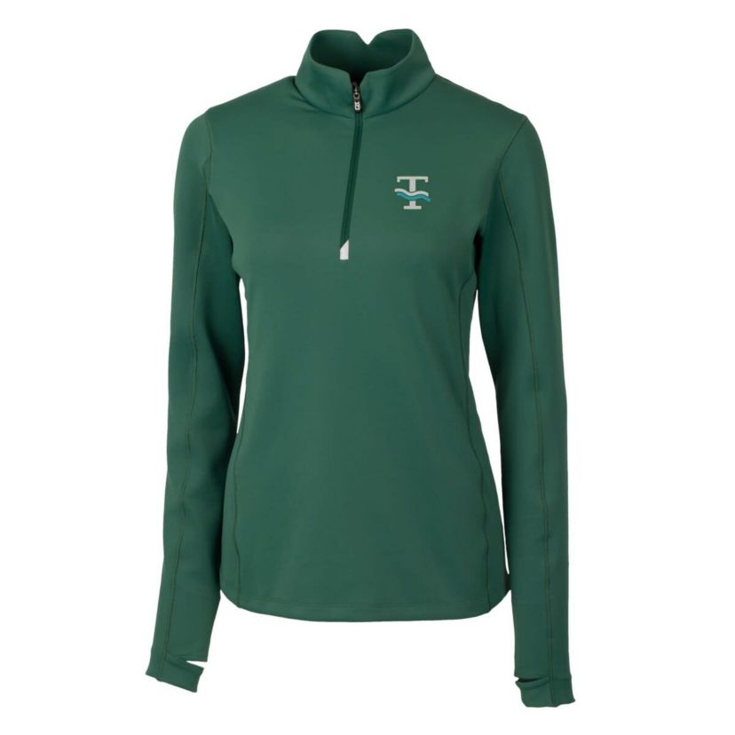 Tulane Green Wave NCAA Tulane Wave Traverse Stretch Quarter-Zip Pullover Top
