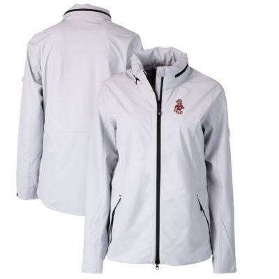 NCAA Washington State Cougars Vault Vapor Water Repellent Stretch Full-Zip Rain Jacket