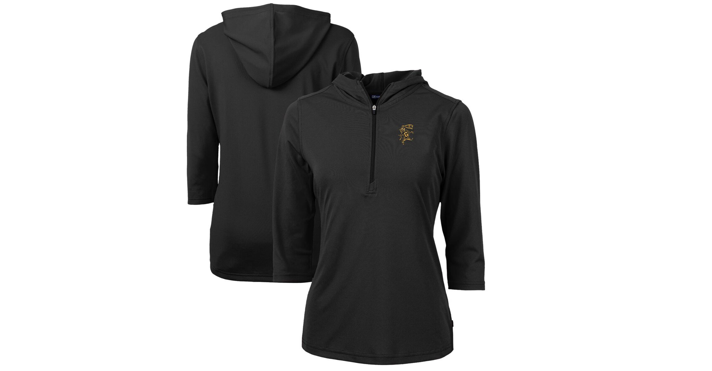 Grambling State Tigers NCAA Grambling Tigers Vault Virtue Eco Pique Recycled Half-Zip Pullover Hoodie