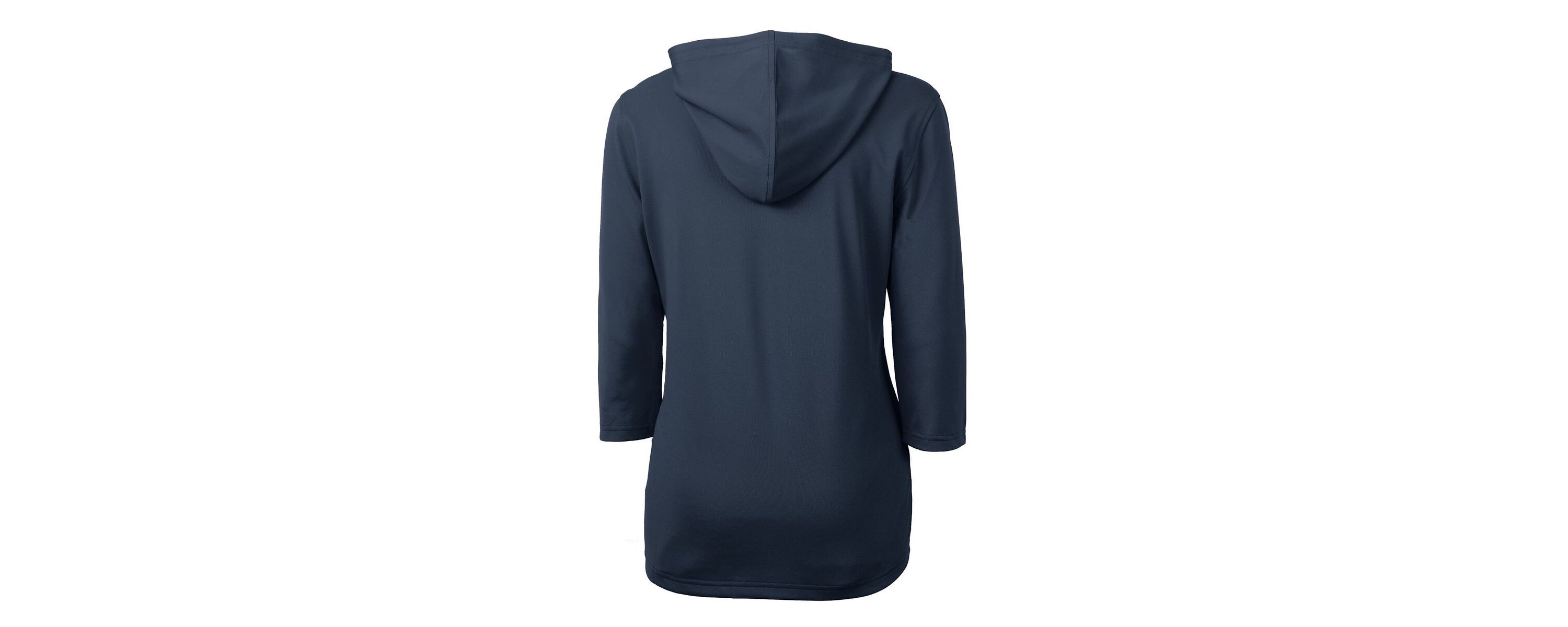 NCAA Georgetown Hoyas Vault Virtue Eco Pique Recycled Half-Zip Pullover Hoodie