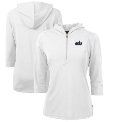 NCAA Old Dominion Monarchs Vault Virtue Eco Pique Recycled Half-Zip Pullover Hoodie