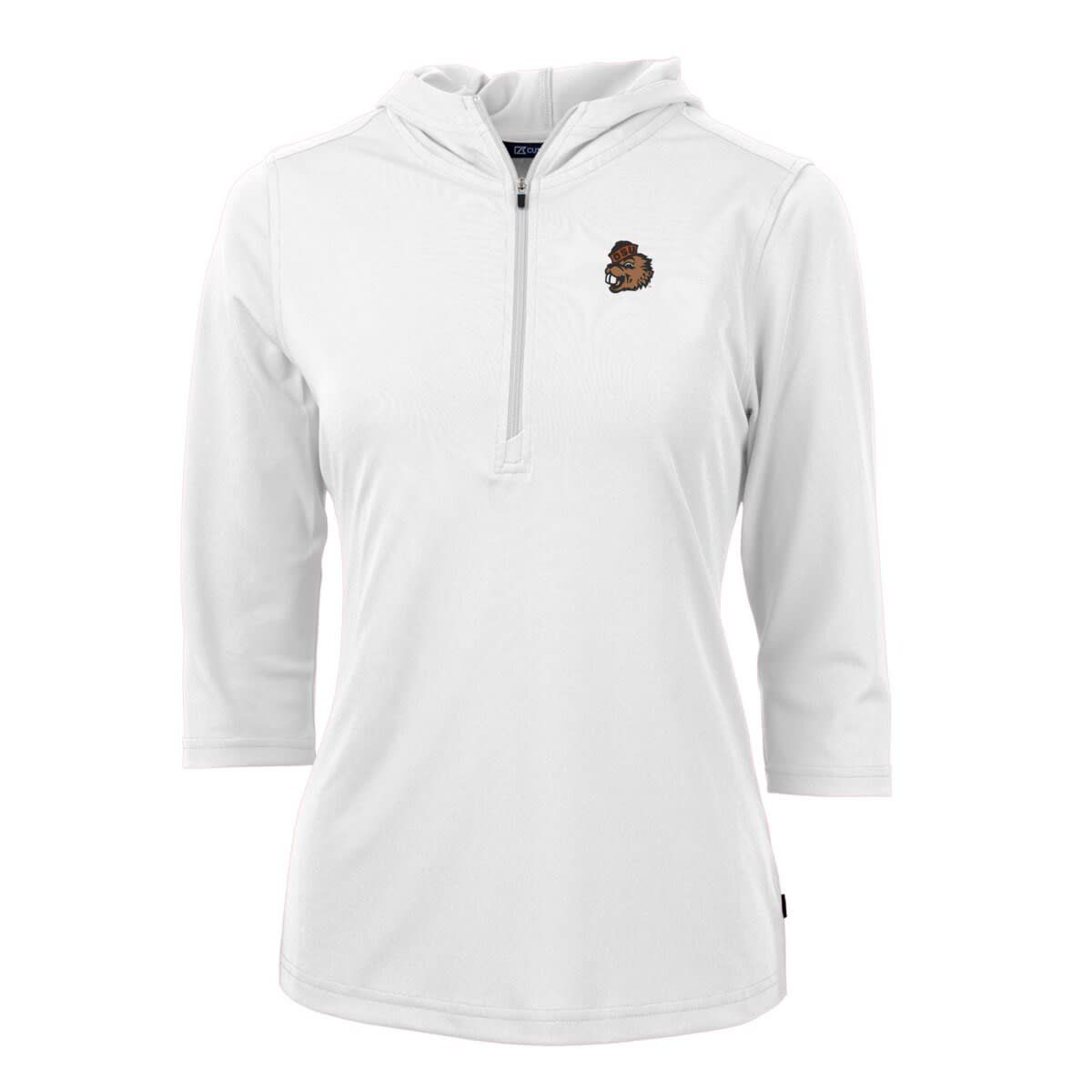 NCAA Oregon State Beavers Vault Virtue Eco Pique Recycled Half-Zip Pullover Hoodie