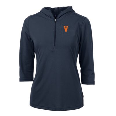 NCAA Virginia Cavaliers Vintage Vault Virtue Eco Pique Recycled Half-Zip Pullover Hoodie