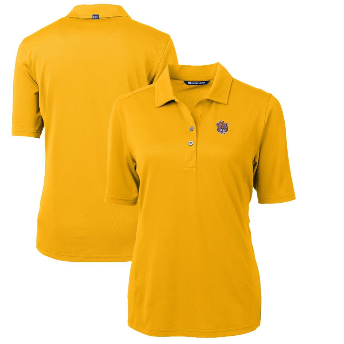 NCAA LSU Tigers Team Virtue Eco Pique Recycled Polo