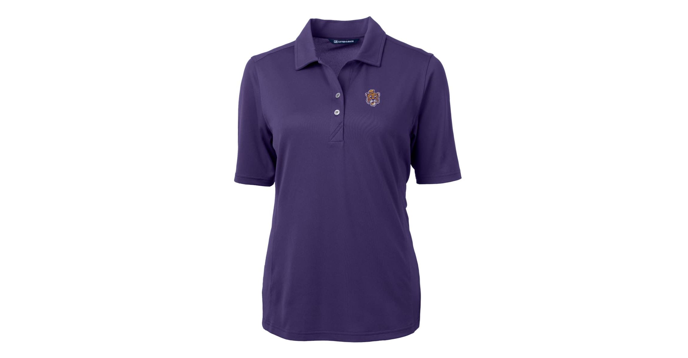 NCAA LSU Tigers Team Virtue Eco Pique Recycled Polo