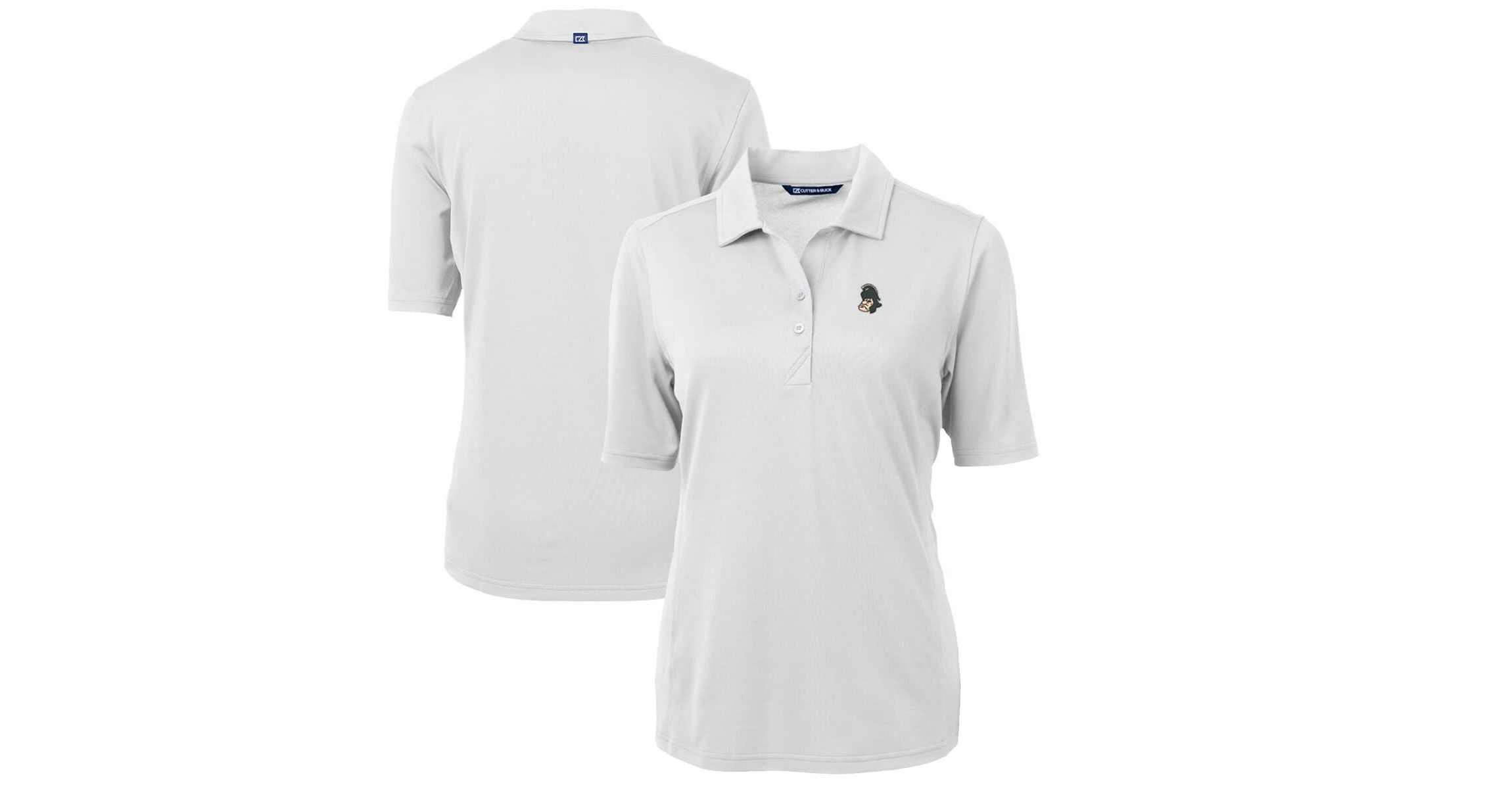 NCAA Michigan State Spartans Team Virtue Eco Pique Recycled Polo