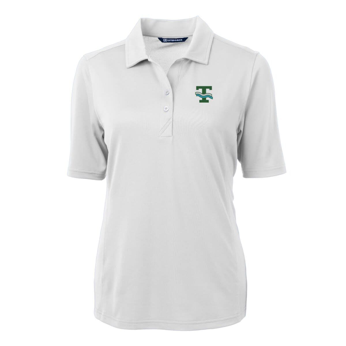 Tulane Green Wave NCAA Tulane Wave Team Virtue Eco Pique Recycled Polo