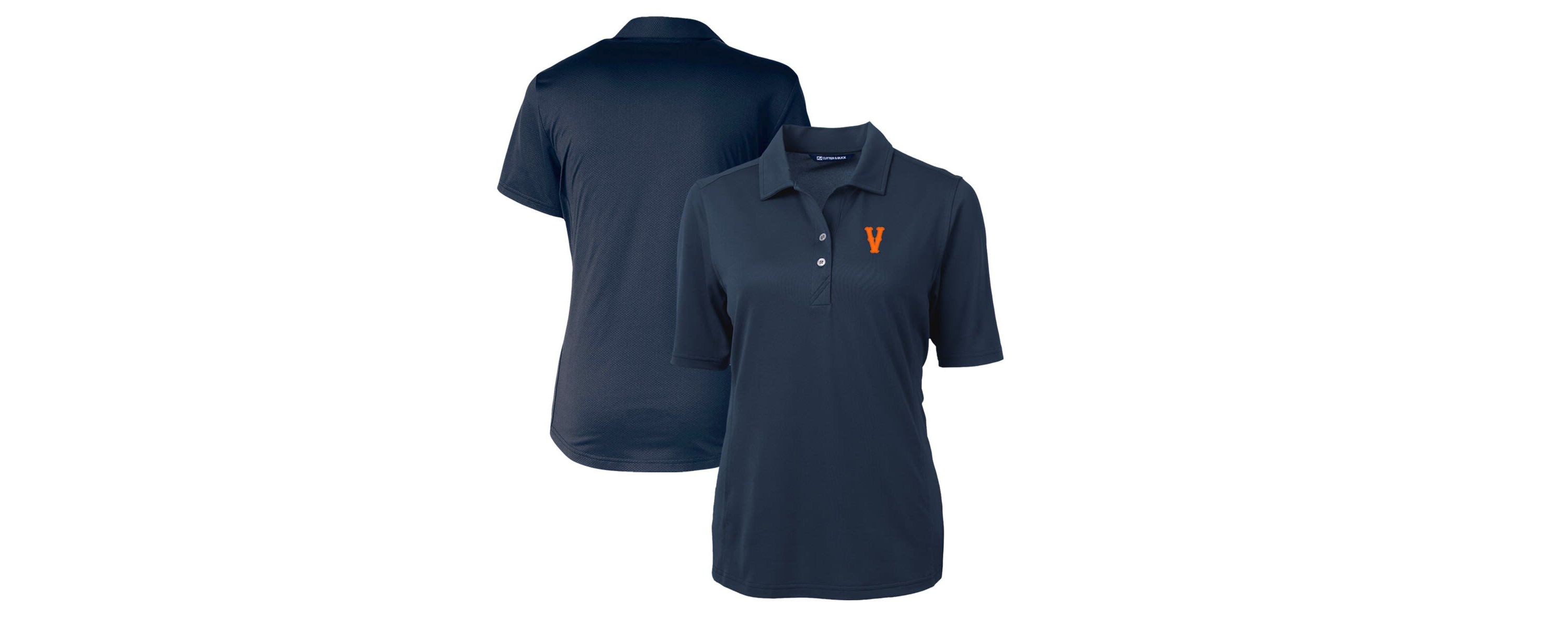 NCAA Virginia Cavaliers Vintage Team Virtue Eco Pique Recycled Polo