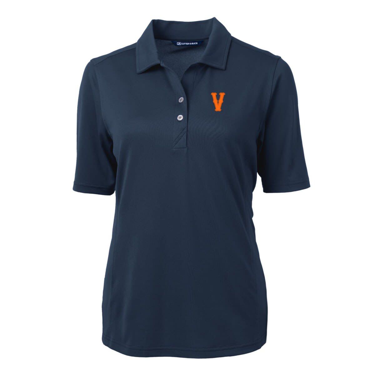NCAA Virginia Cavaliers Vintage Team Virtue Eco Pique Recycled Polo