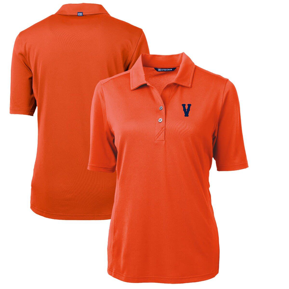 NCAA Virginia Cavaliers Vintage Team Virtue Eco Pique Recycled Polo