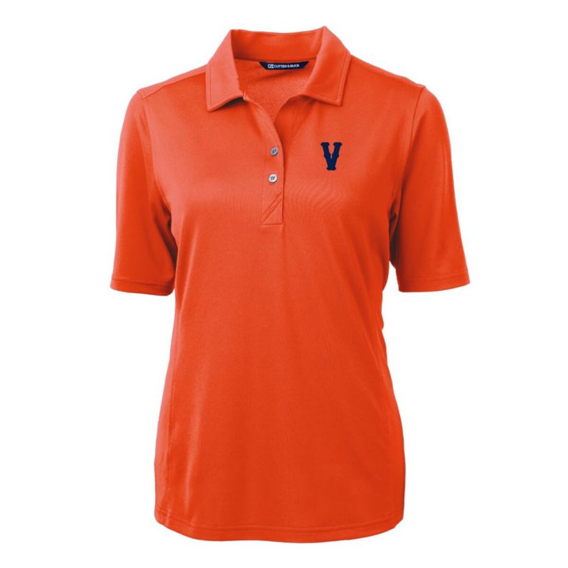 NCAA Virginia Cavaliers Vintage Team Virtue Eco Pique Recycled Polo