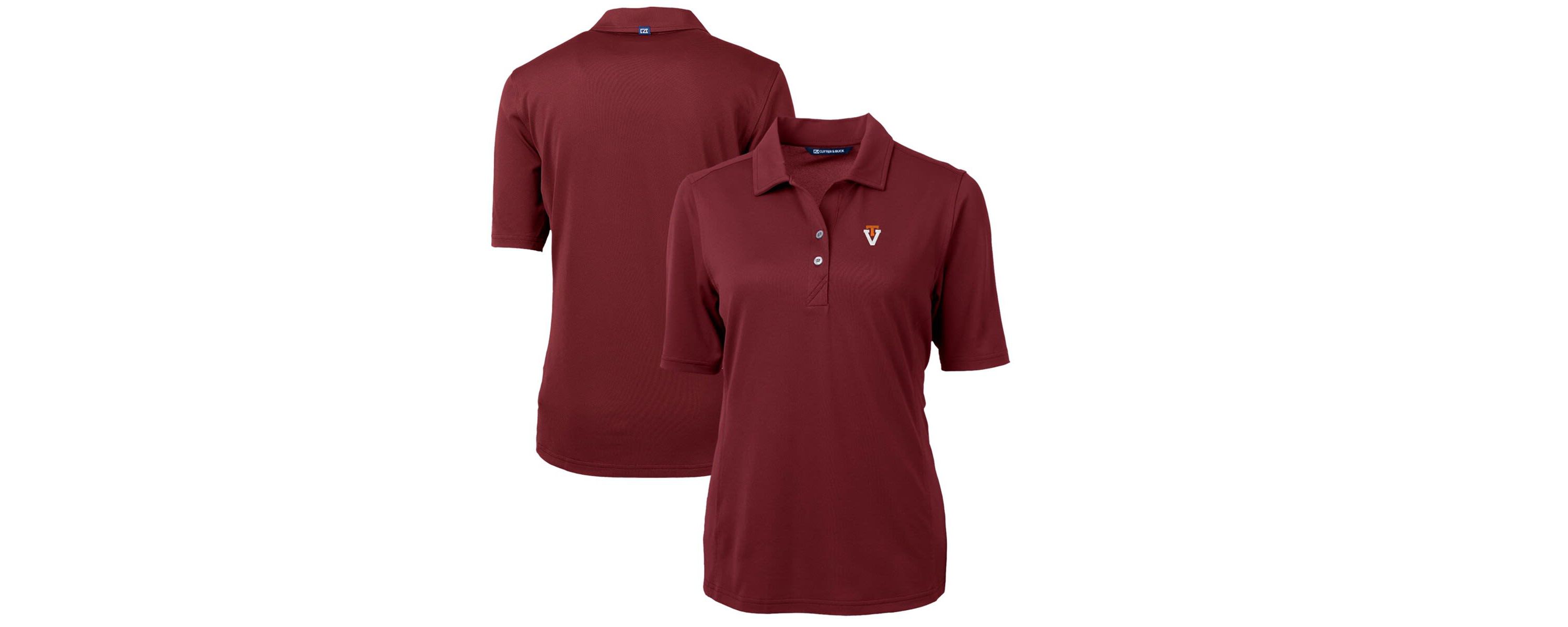 NCAA Virginia Tech Hokies Team Virtue Eco Pique Recycled Polo