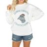 NCAA Coastal Carolina Chanticleers Oversized Good Vibes Premium Fleece Drop Shoulder Pullover Sweatshirt