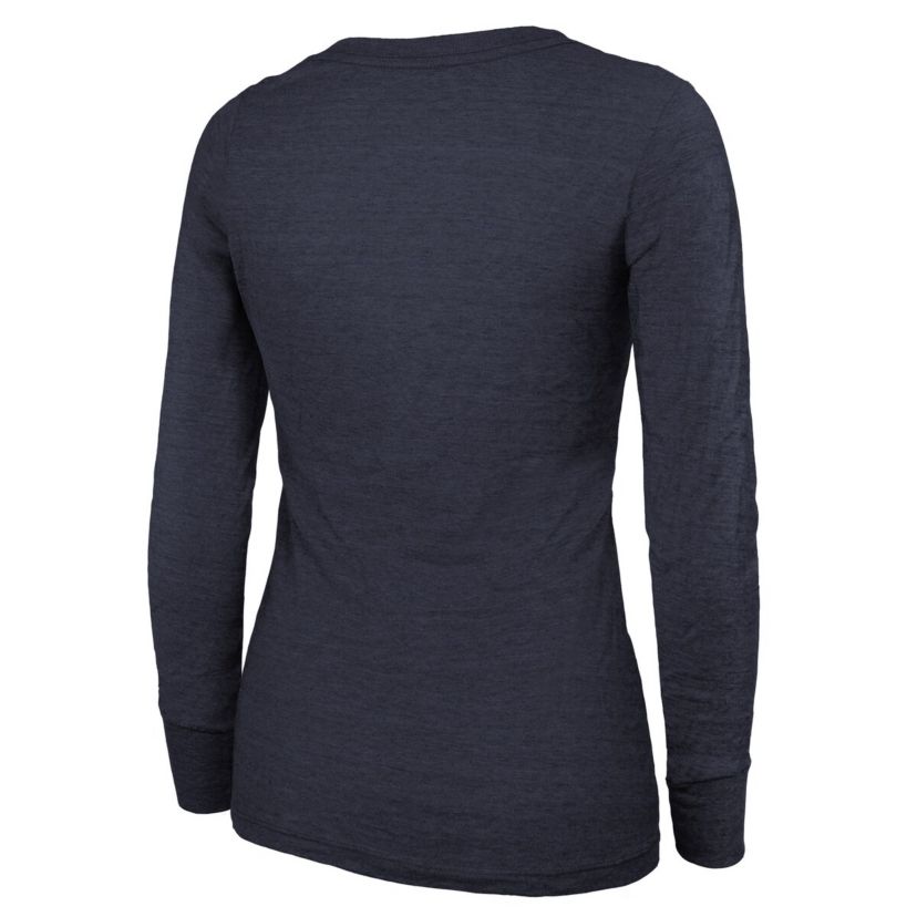 MLB Houston Astros 2022 American League s Tri-Blend Long Sleeve Scoop Neck T-Shirt