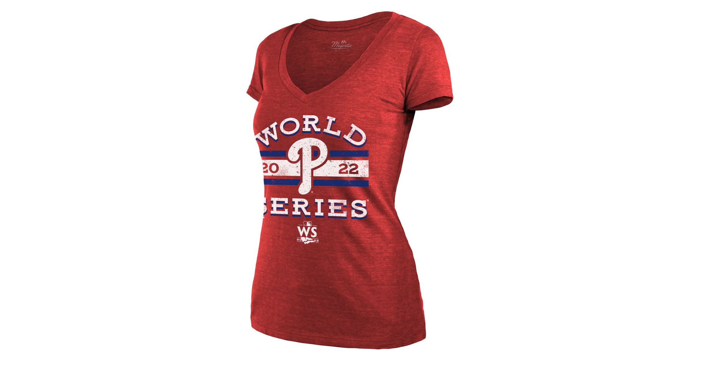 MLB Philadelphia Phillies 2022 World Series Modest V-Neck T-Shirt