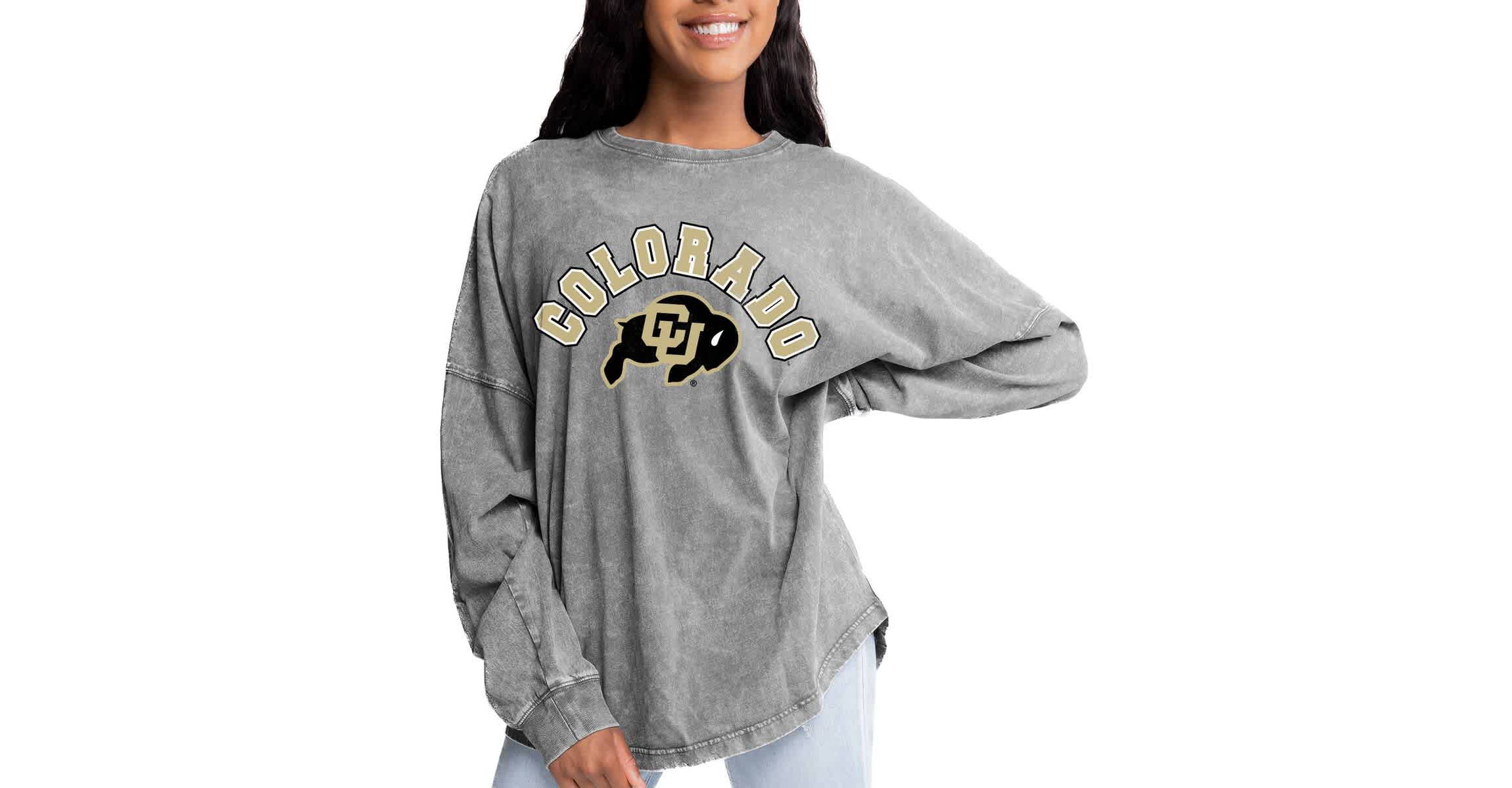 NCAA Colorado Buffaloes Faded Wash Pullover Sweatshirt