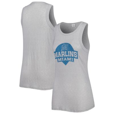 MLB Miami Marlins Tri-Blend Tank Top