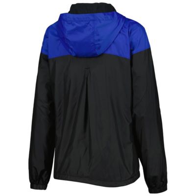 NCAA Black/Royal Kentucky Wildcats Flash Forward Full-Zip Hoodie Windbreaker Jacket