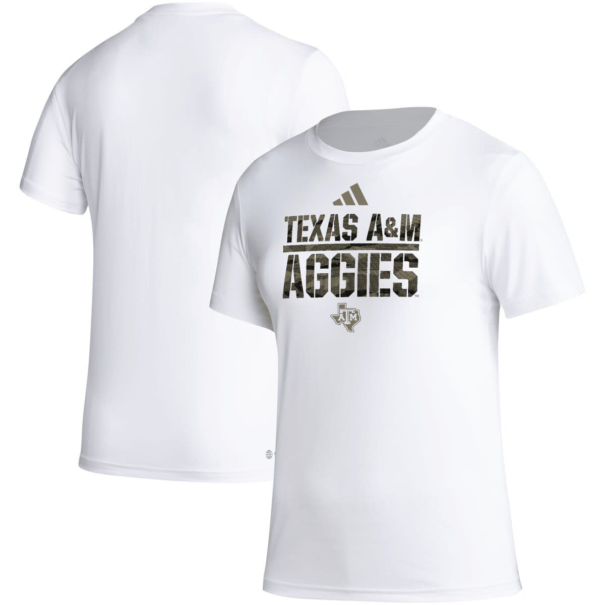 NCAA Texas A&M Aggies AEROREADY Military Appreciation Pregame T-Shirt