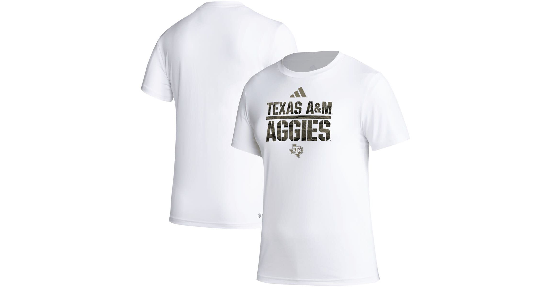 NCAA Texas A&M Aggies AEROREADY Military Appreciation Pregame T-Shirt