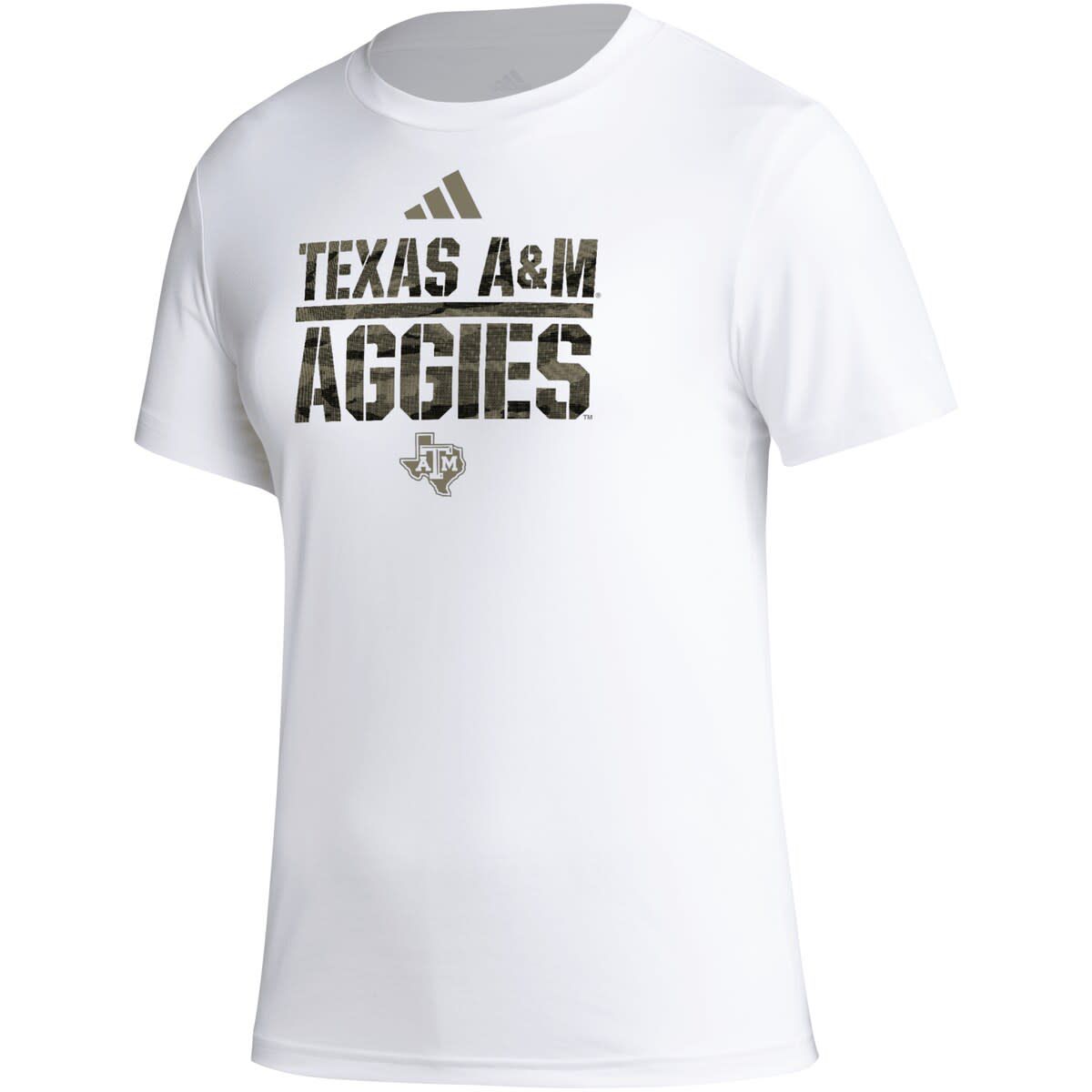 NCAA Texas A&M Aggies AEROREADY Military Appreciation Pregame T-Shirt